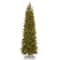 7.5 ft. Pre-lit Feel Real® Hinged Grande Fir Slim Artificial Christmas Tree, Clear Lights